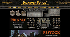 Desktop Screenshot of dwarvenforge.com